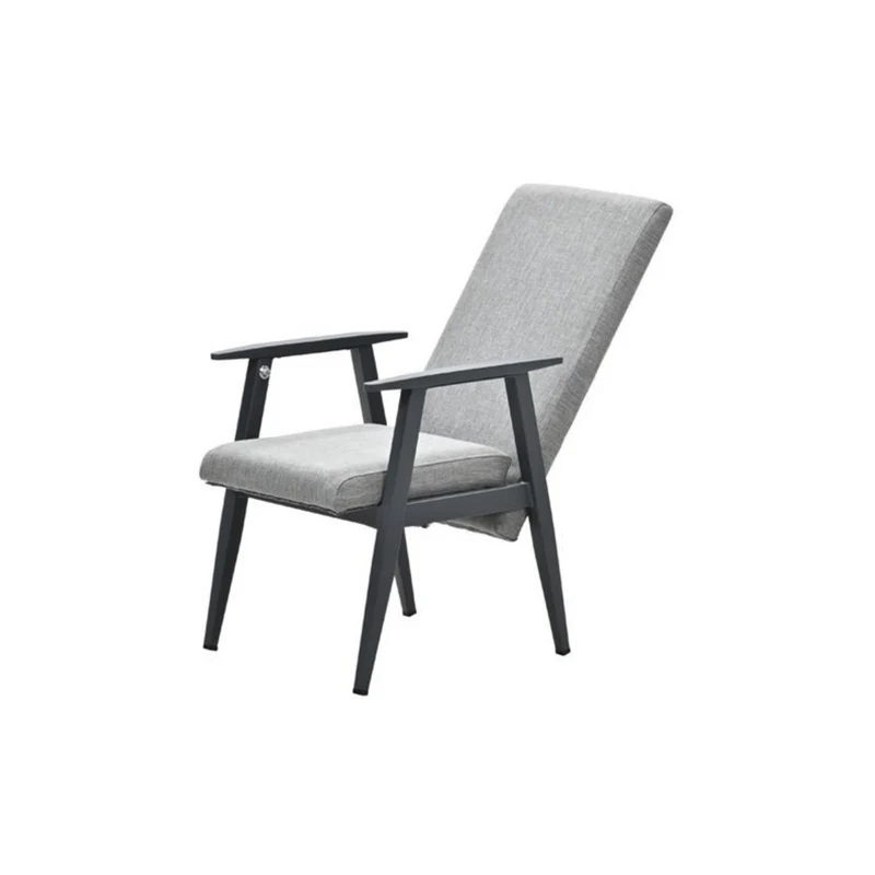 Garden Impressions - Foggia Verstelbare tuinstoel carbon black - sand texfiber