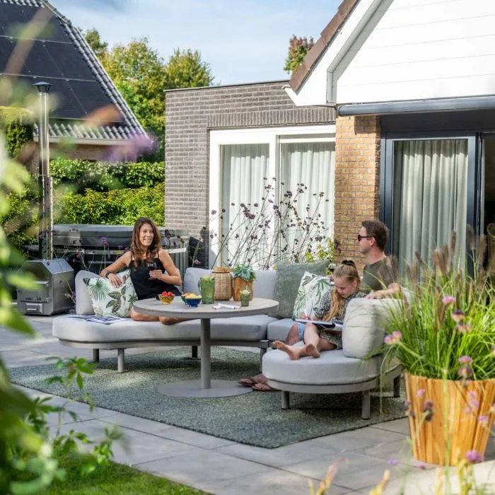 Garden Impressions Potenza loungeset 3-delig taupe valley sand