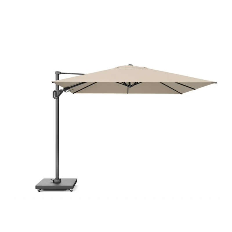 Platinum Sun & Shade zweefparasol Challenger T² premium 350x260 Champagne.