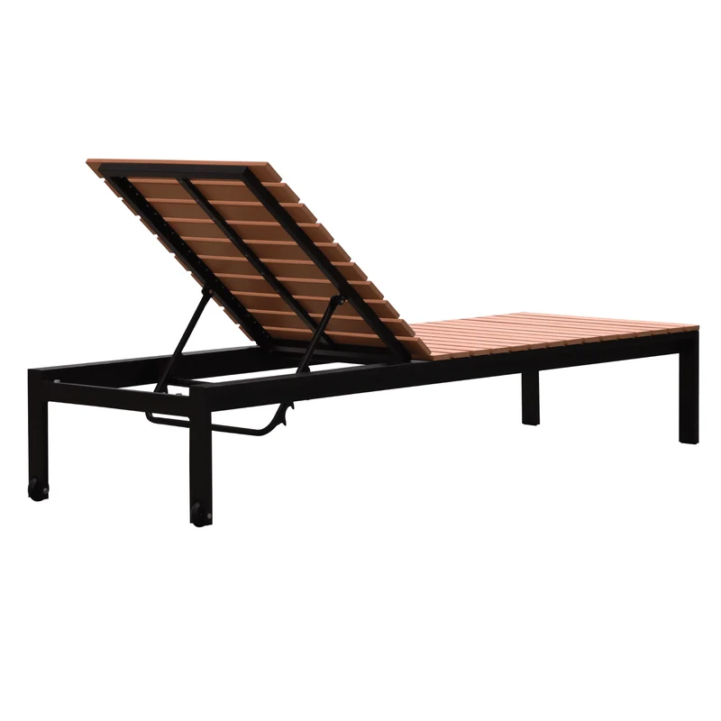 Luxe Tuin Ligbed met Ligkussen en Verstelbaar hoofdkussen