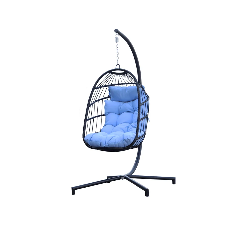 Boender Outdoor buiten hangstoel met standaard blauw