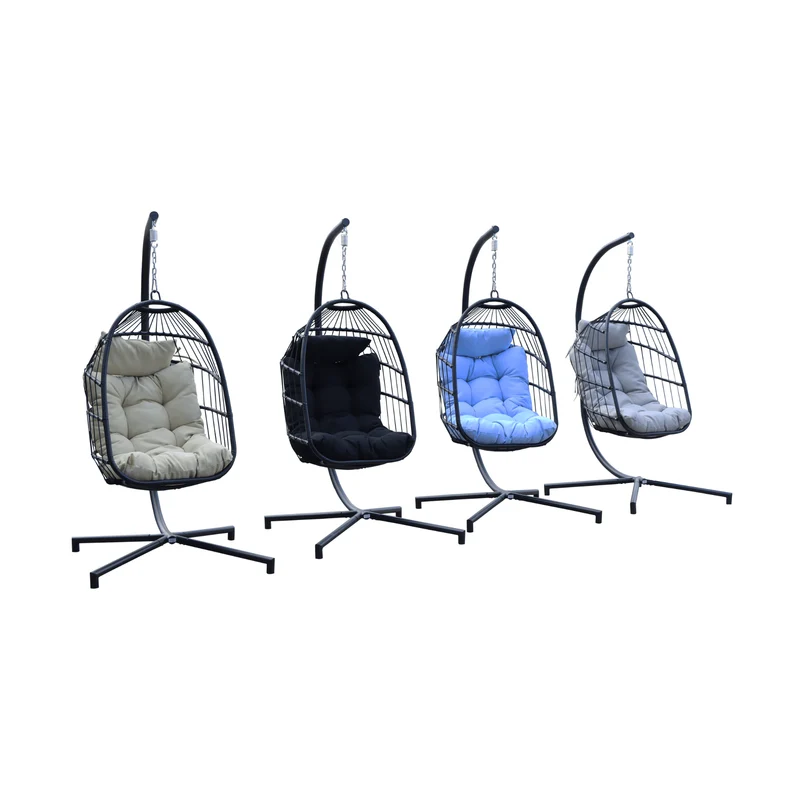 Boender Outdoor buiten hangstoel met standaard blauw