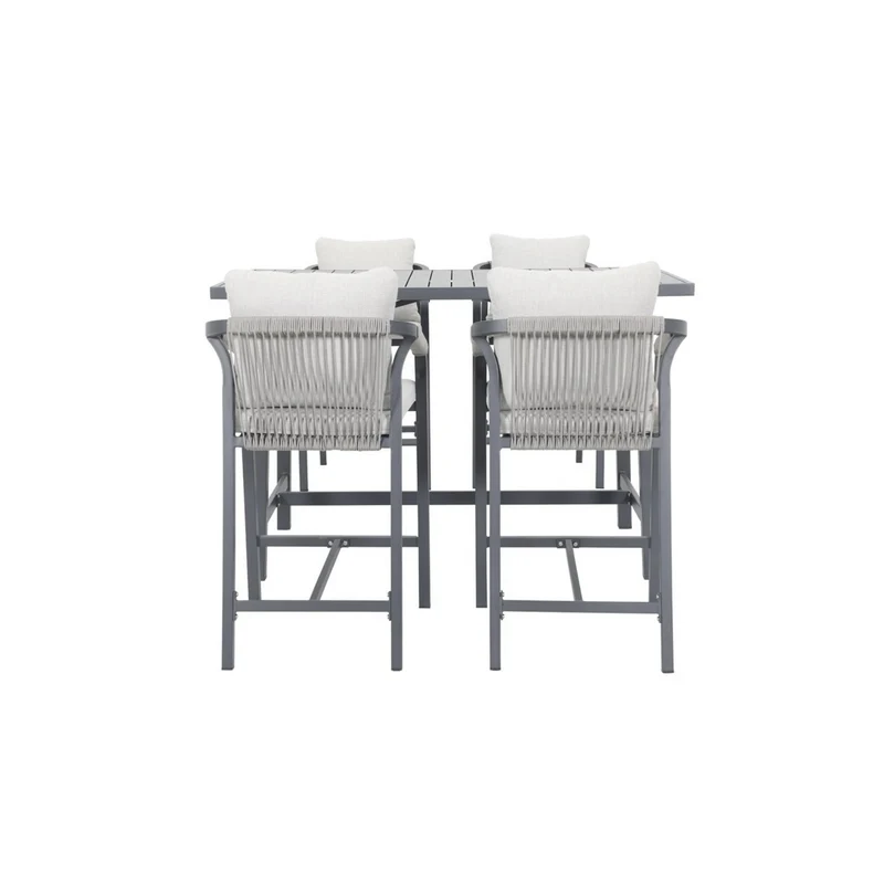 Monti barset buiten - 5-delig - carbon black - rope taupe - valley sand