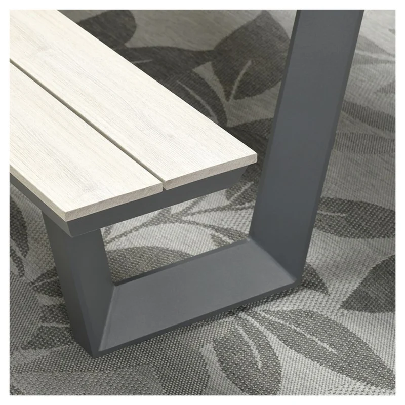Bell picknick set - 200x178 cm - carbon black - light teak vironwood