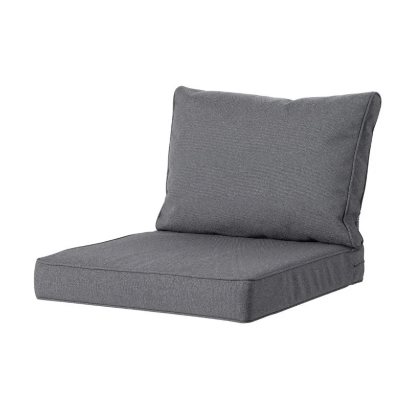 Madison loungekussenset zit 73x73cm rug 40x73cm Outdoor Manchester grijs
