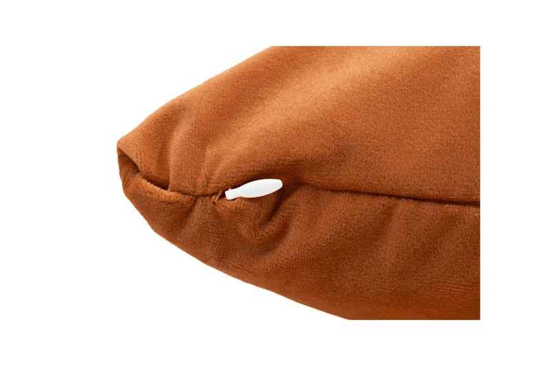 Sierkussens van 2 stuks - 45x45cm – velvet – Burnt oranje
