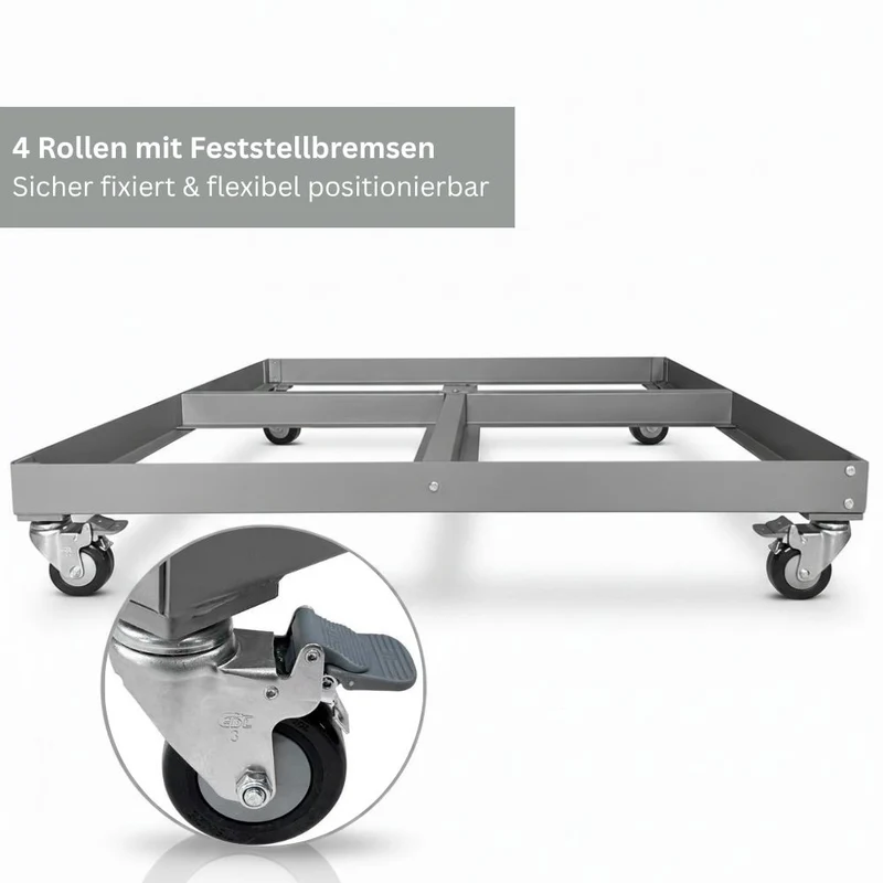 Universal Sonnenschirmständer rollbar für Ampel-, Mittelstock- & Marktschirme