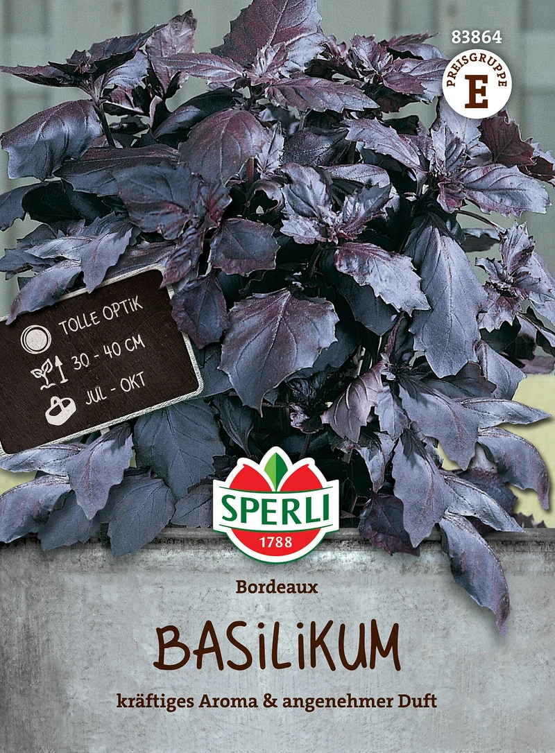 SPERLI Basilikum-Samen 'Bordeaux'