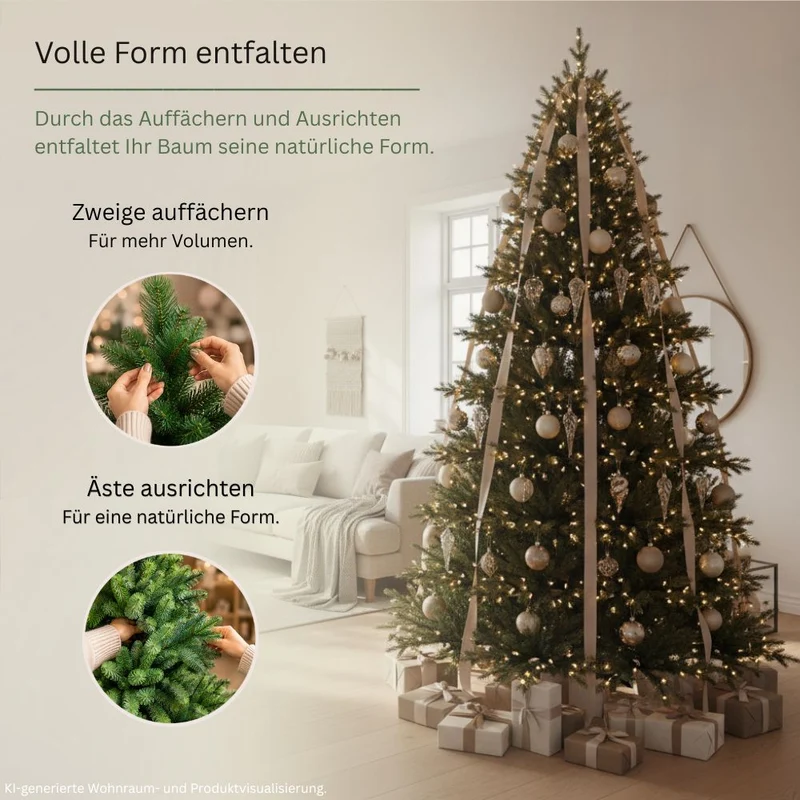 "Nordmann Classic" 150 cm Weihnachtsbaum PE 1418