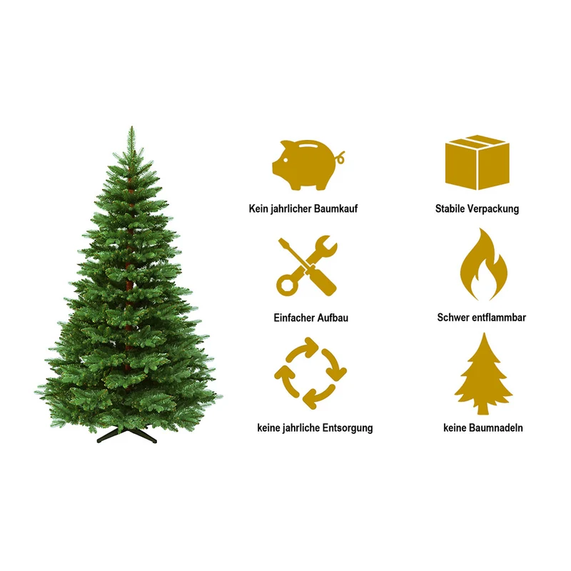 "Forest Line" 150 cm Weihnachtsbaum PE/PVC 23012