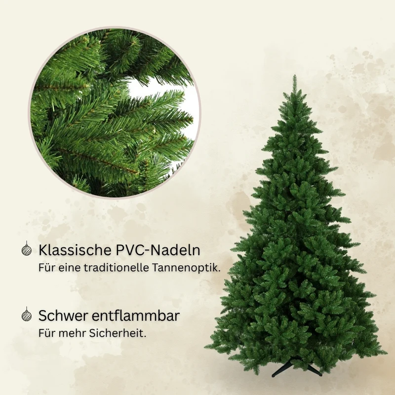 „Spessarttanne Classic“ 270 cm Weihnachtsbaum PVC 19001