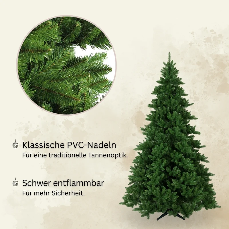 „Spessarttanne Classic“ 240 cm Weihnachtsbaum PVC 19001