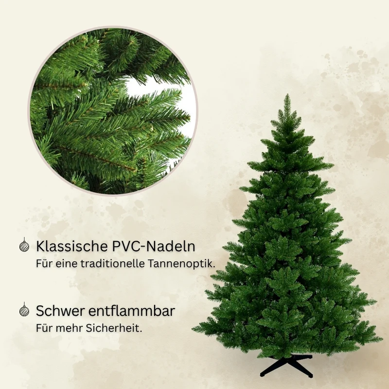 „Spessarttanne Classic“ 210 cm Weihnachtsbaum PVC 19001