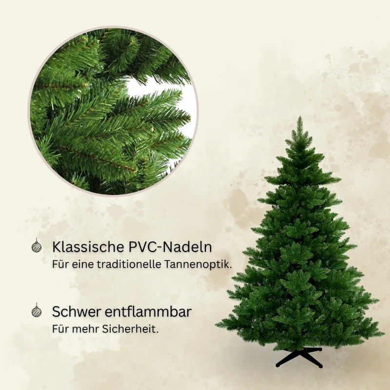 „Spessarttanne Classic“ 180 cm Weihnachtsbaum PVC 19001