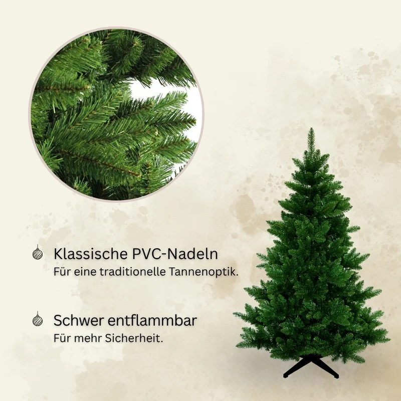 „Spessarttanne Classic“ 150 cm Weihnachtsbaum PVC 19001