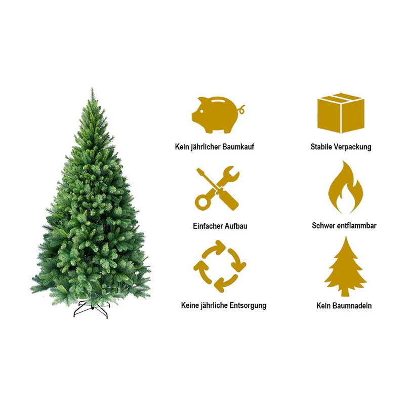 „Colorado-Mix“ 240 cm Weihnachtsbaum PVC 1101