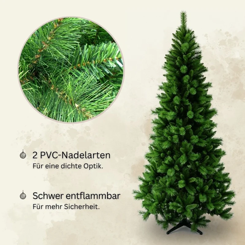 „Colorado-Mix Slim“ 240 cm Weihnachtsbaum PVC 1101 S