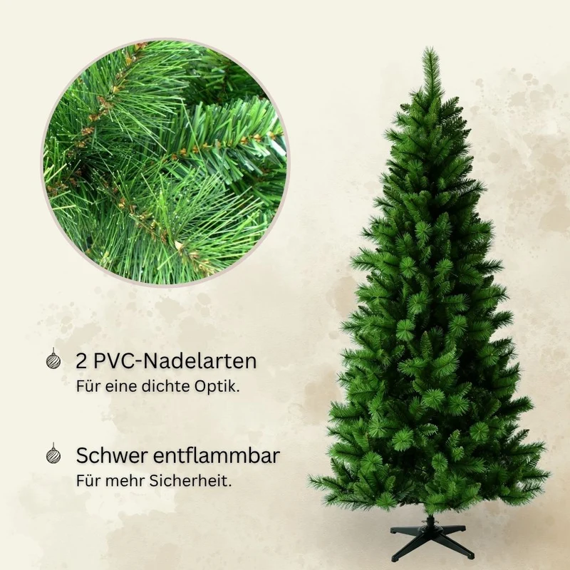 „Colorado-Mix Slim“ 210 cm Weihnachtsbaum PVC 1101 S