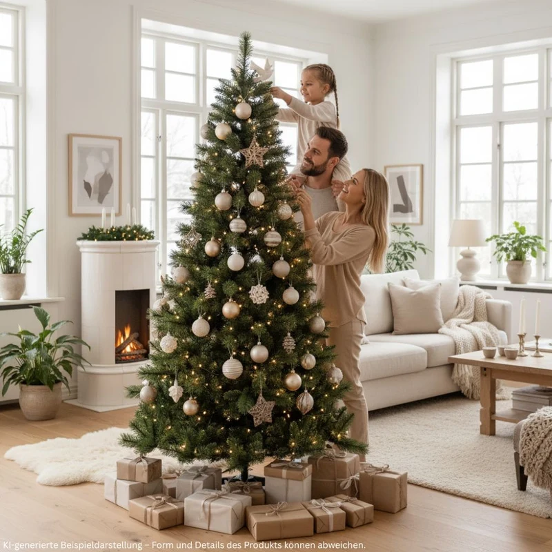 „Colorado-Mix Slim“ 210 cm Weihnachtsbaum PVC 1101 S