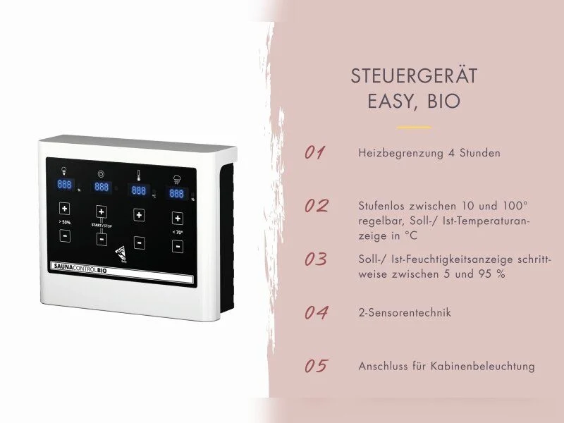 Karibu Hybrid Saunahaus Ares 3, anthrazit/graualuminium, inkl. 9 kW Bioofen ext. Steuerung