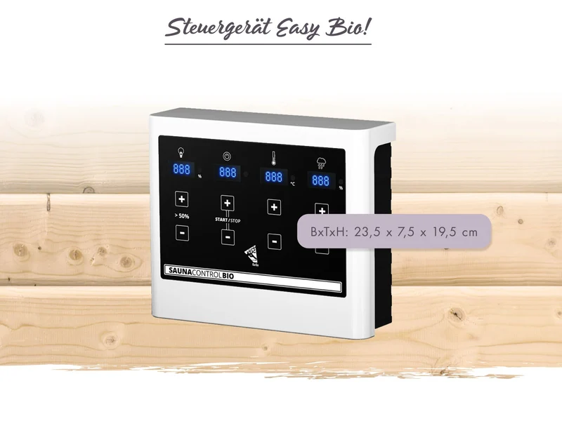 Karibu 11,0 kW Biokombiofen, inkl. externe Steuerung easy und Steine