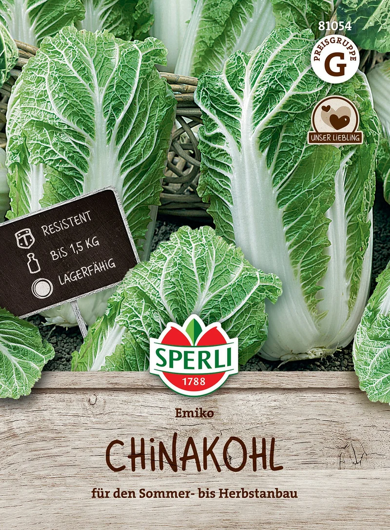 SPERLI Chinakohl-Samen 'Emiko', F1