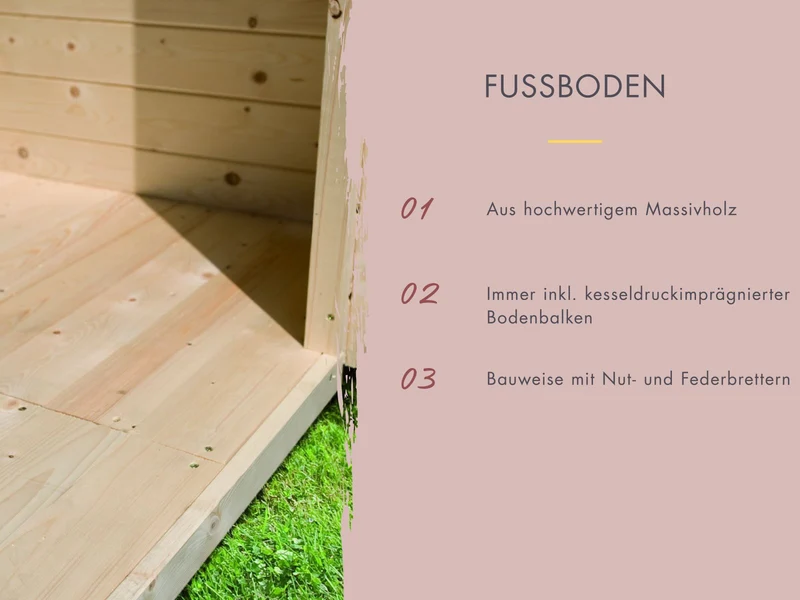 Karibu Hybrid Saunahaus Ares 3, naturbelassen/anthrazit -inkl. 11 kW Bioofen ext. Steuerung-