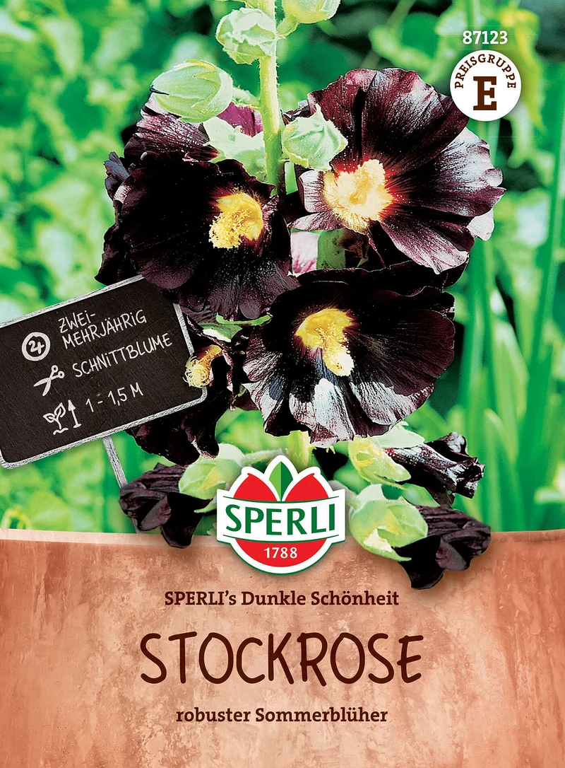 SPERLI Stockrosen-Samen 'Dunkle Schönheit'