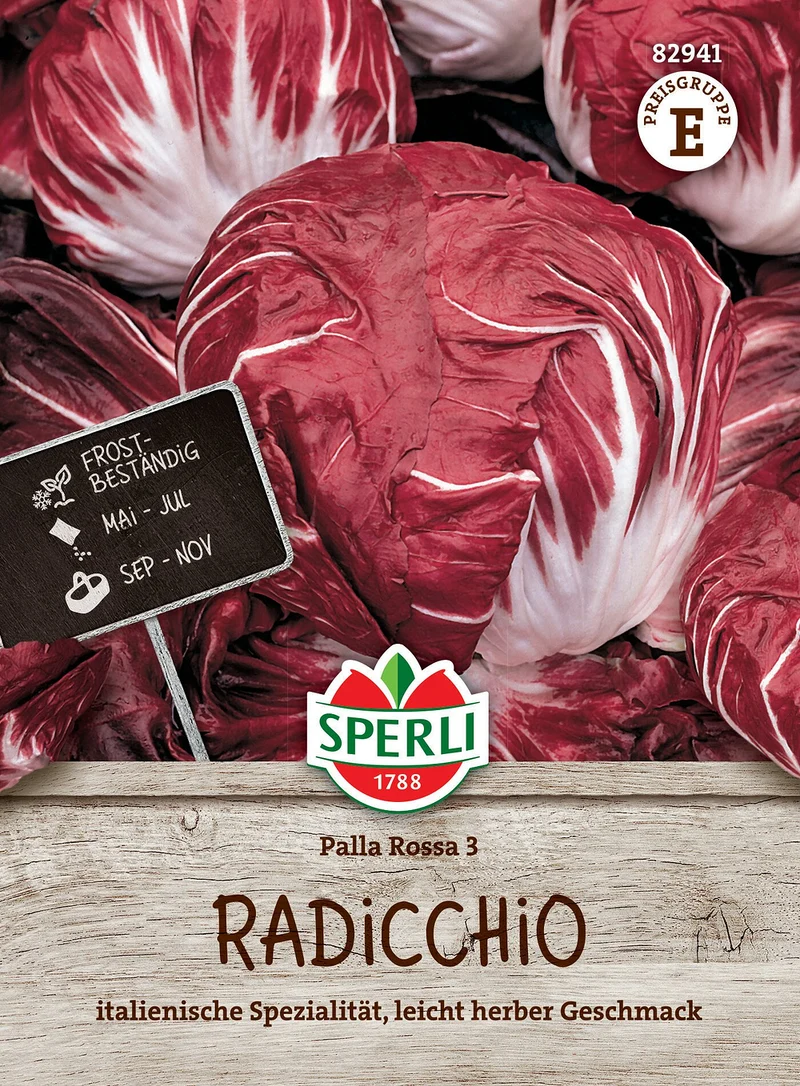 SPERLI Radicchio-Samen 'Palla Rossa 3'
