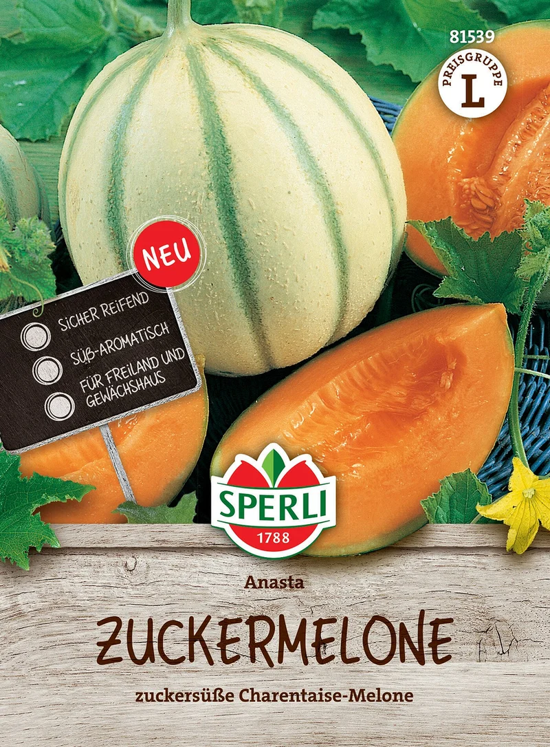 SPERLI Zuckermelonen-Samen 'Anasta', F1