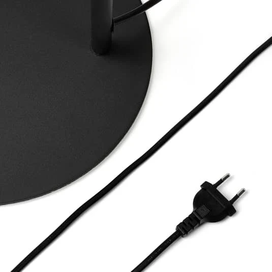 B-Ware Lucande Wibke Stehleuchte Stehlampe Lampe Leuchte in Schwarz gold 180cm
