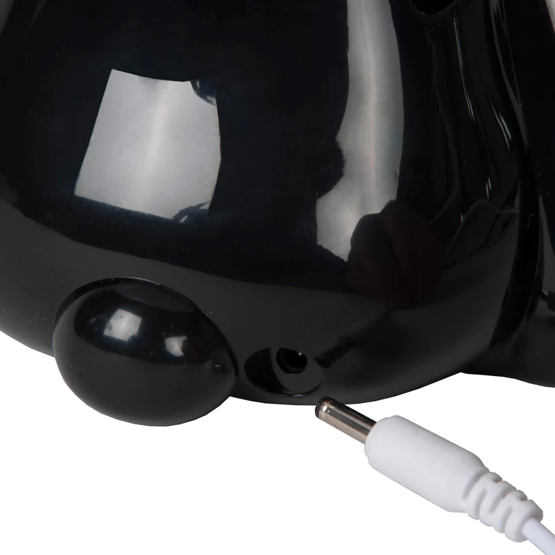 B-Ware Lucide Kindertischleuchte Nachttischlampe Dodo Panda weiß schwarz dimmbar ABS