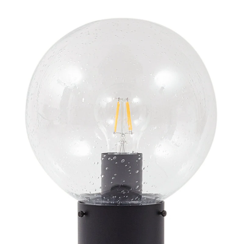 B-Ware Lindby Wegeleuchte Lampe Wegleuchte Sensor Glas klar Dangan 90 cm