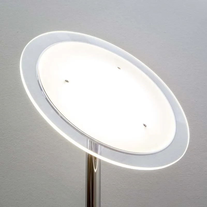 B-Ware Lindby Stehlampe Standlampe LED chrom dimmbar Malea Touchdimmer Wohnzimmer23