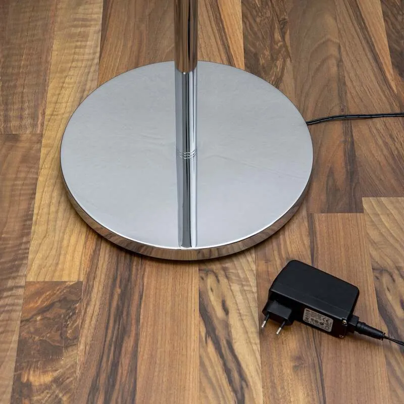 B-Ware Lindby Stehlampe Standlampe LED chrom dimmbar Malea Touchdimmer Wohnzimmer23