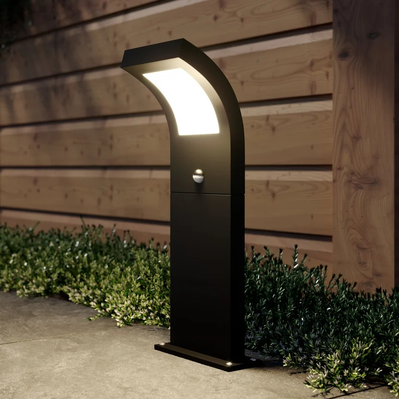 B-Ware Arcchio Wegeleuchte Gartenlampe LED Sensor Bewegungssensor Advik grafitgrau Auße
