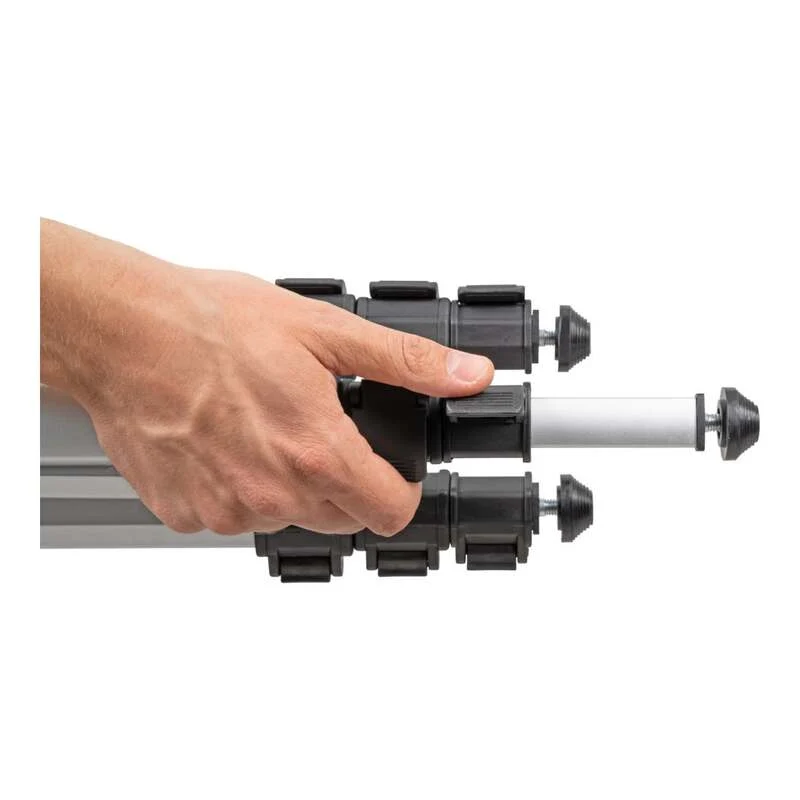 B-Ware STIER Stativ Kamerastativ Aluminium 250cm 3,2kg Tragetasche verstellbar 1/4 Zoll