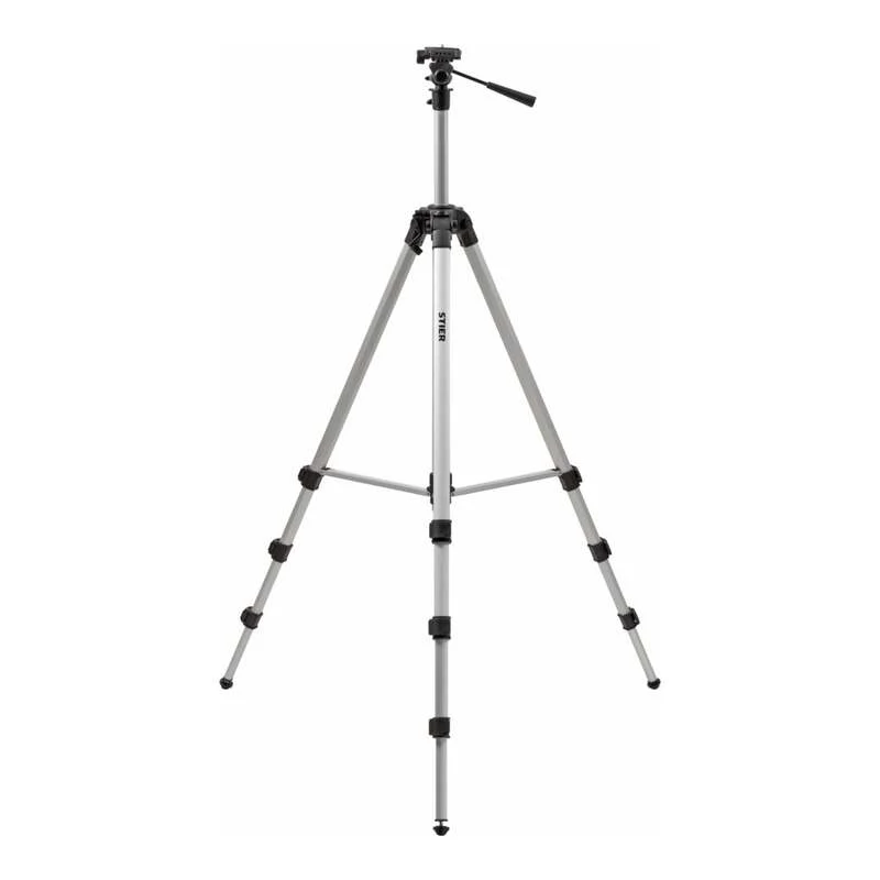 B-Ware STIER Stativ Kamerastativ Aluminium 250cm 3,2kg Tragetasche verstellbar 1/4 Zoll