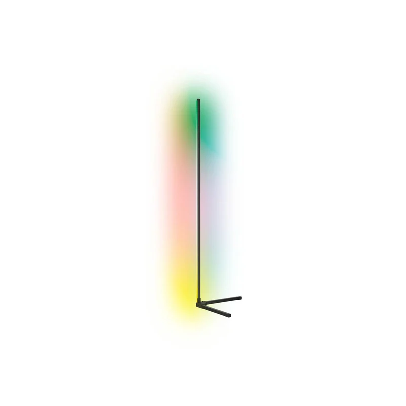 B-Ware Calex Stehleuchte Standlampe Smart LED mit Fernbedienung RGBW schwarz Kunststoff