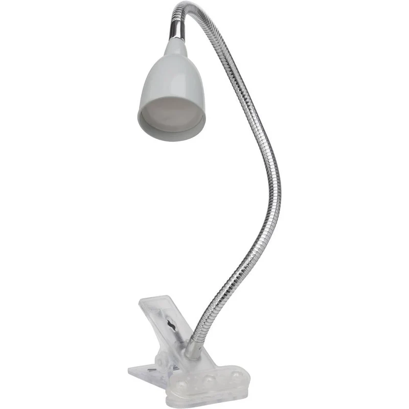 15x B-Ware Brilliant Antony Klemmleuchte Tischleuchte Tischlampe LED fest eingebaut Titan