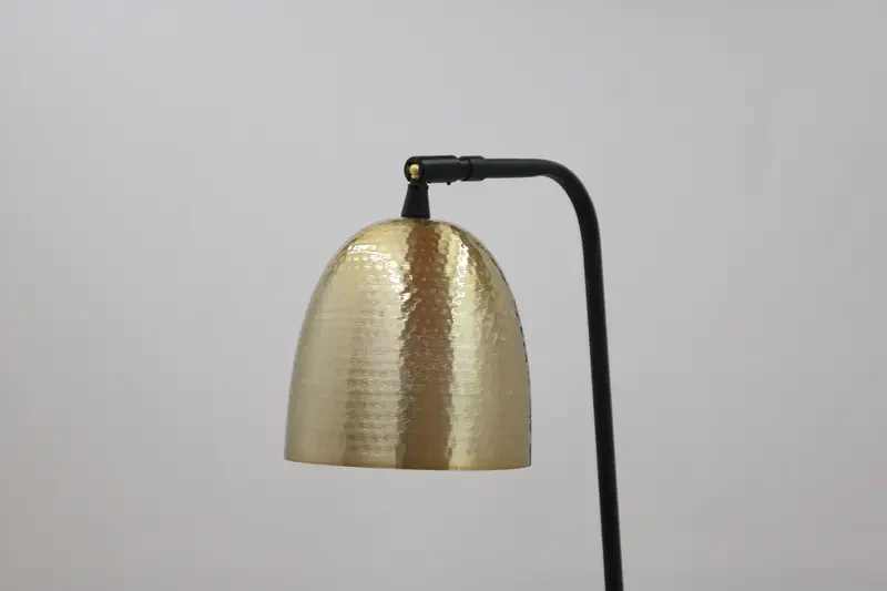 B-Ware Stehlampe Tattoo 4091 Leuchte Lampe gold antik schwarz Metall SIEHE TEXT/FOTO