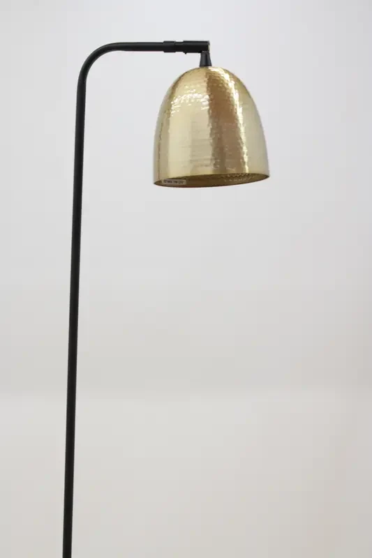 B-Ware Stehlampe Tattoo 4091 Leuchte Lampe gold antik schwarz Metall SIEHE TEXT/FOTO