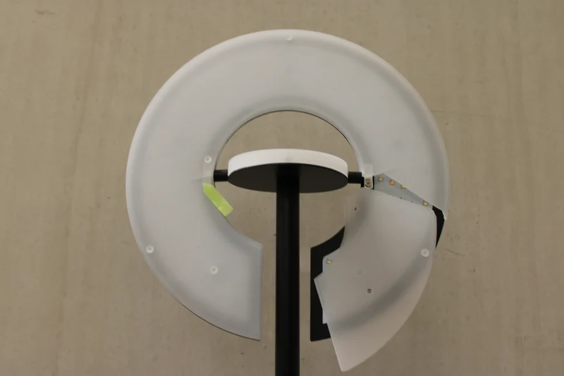 B-Ware Stehleuchte Stehlampe FISCHER HONSEL LED Dent schwarz Lampe SIEHE TEXT/FOTO