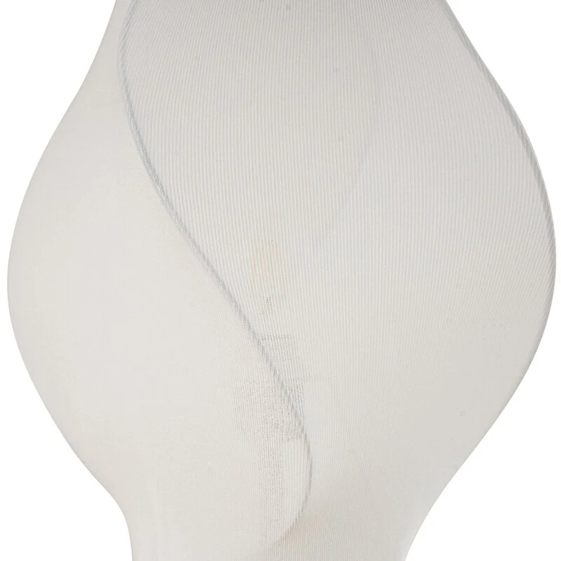 B-Ware Lucande Stehleuchte Stehlampe Tovina Textil weiß Höhe 165 cm Wohnzimmerlampe