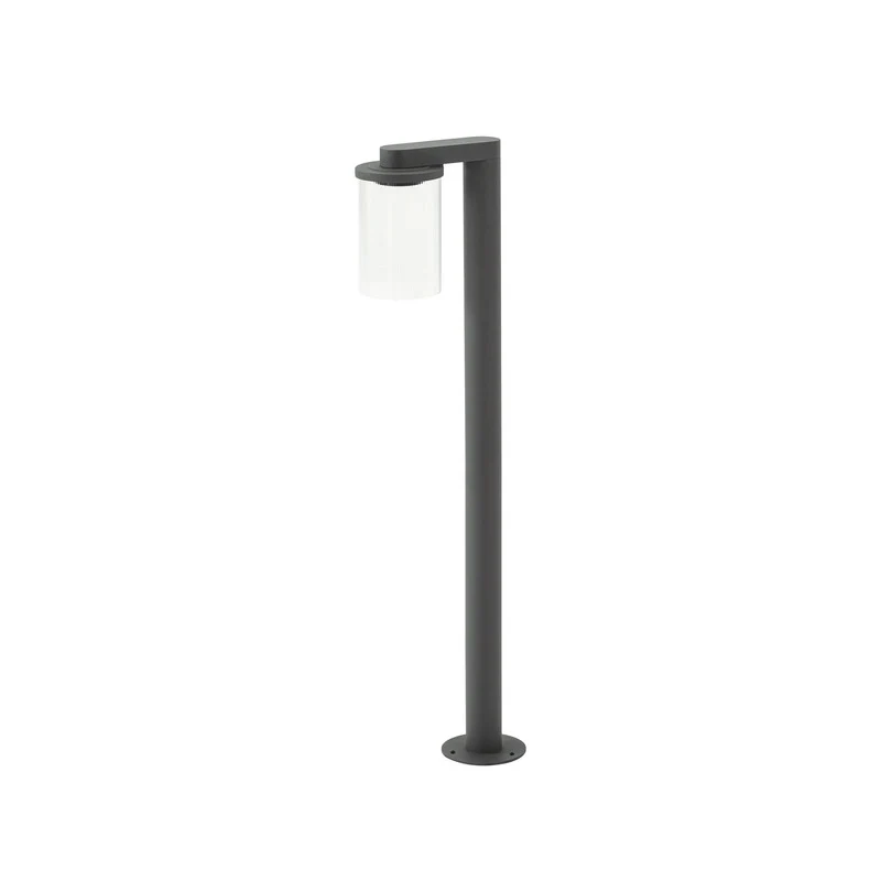 B-Ware Lucande Wegeleuchte Gartenleuchte Beelia LED Aluminium Glas schwarz IP65 90 cm