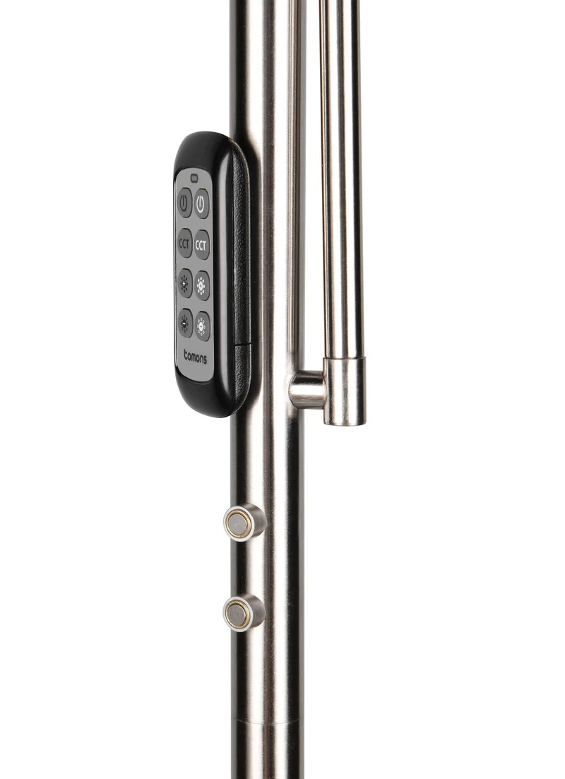 B-Ware Reality R45741107 Palermo LED Stehleuchte 5W ⌀28cm dimmbar Nickel Matt CCT einst