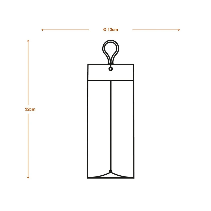 B-Ware OSRAM Tischleuchte Akku Lampe LED Leuchte DECOR FILAMENT dunkelgrau 32 cm