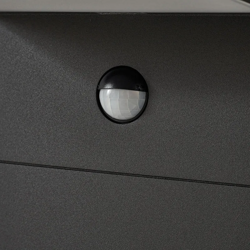 B-Ware Arcchio Wegeleuchte Pollerleuchte LED Iberion Sensor schwarz Aluminium Bewegungs