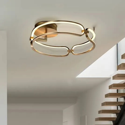 B-Ware Schuller Valencia LED-Deckenlampe Deckenlampe Colette dreiflammig roségold 37W