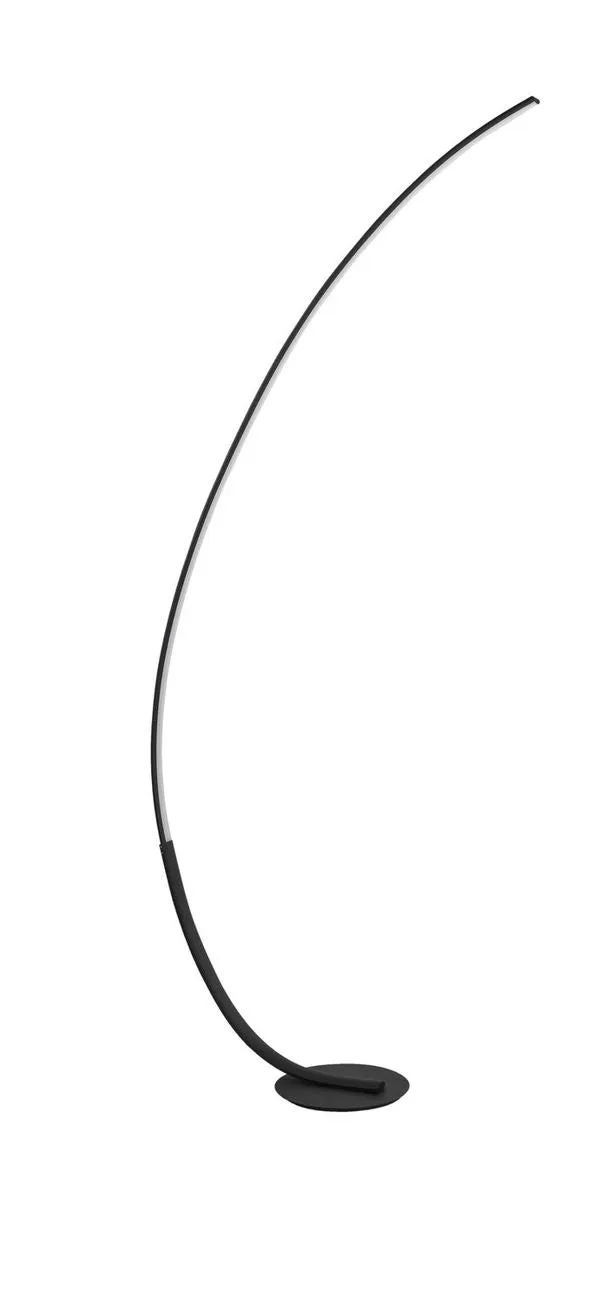 B-Ware Nova Luce Stehlampe Standleuchte LED Schwarz Warmweiß dimmbar 172cm SIEHE TEXT